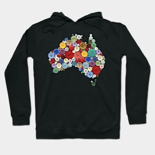 Aussie buttons Hoodie